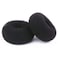 Hair Donut Bun Maker, 2PCS Large Ring Style Bun Shaper for Thick and Long Hair (3.5 Inch/Black)