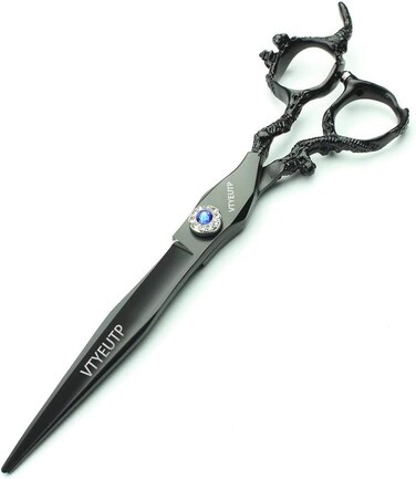 Professional 7-Inch Barber Hair Cutting Scissors - Japanese Stainless Steel Salon Scissors - professional hairdresser hair trim and hairstyle Cutting shears