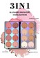 16 Colors Contour Palette，Blush Highlighter Bronzer Powder All in one Makeup Palettes，Blendable Matte Shimmer Illuminator Palette for Sculpting the Face and Create a Glowing Look Makeup