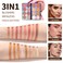 16 Colors Contour Palette，Blush Highlighter Bronzer Powder All in one Makeup Palettes，Blendable Matte Shimmer Illuminator Palette for Sculpting the Face and Create a Glowing Look Makeup