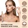 Microblading Eyebrow Pen,Eyebrow Magic Pen Eyebrow 4 Tip Brow Pencil,3d waterproof microblading eyebrow pen 4 fork tip tattoo pencil Waterproof&amp;Smudge-proof Creates Natural Looking Brows（Grey）