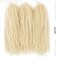 24inch Blonde Marley Braiding Hair Long Kinky Curly Marley Twist Braiding Hair for Faux Locs Box Braids Crochet Hair Extension Black Women 3Pcs(613#)