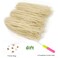 24inch Blonde Marley Braiding Hair Long Kinky Curly Marley Twist Braiding Hair for Faux Locs Box Braids Crochet Hair Extension Black Women 3Pcs(613#)