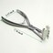 Tape in Hair Extensions Pliers Silvery Stainless Steel Flat Surface Extensions Tape Sealing Clamp Pliers Tool (Silvery)