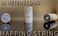 [Large 50 Meters - 165 Feet] Premium White Bamboo Pre-Inked Mapping String Fine Thread Pre-Inked Microblading String for Brow Mapping for Permanent Makeup, Eyebrow Shaping