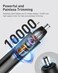 Professional Nose Hair Trimmer for Men Women, Rechargeable Ear &amp; Nose Hair Tirmmer with 3 Rotational Speed LED Display Touch Control