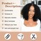 SCENTW V part Curly Wigs for Black Women Afro Curly Twist Out African American Wig Upgrade U Part Wigs Afro Bomb Kinky Curly Synthetic Glueless Full Head Clip in Half Wigs No Leave Out Thin Part Wig