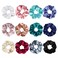 LADY &amp; HOME 12 Packs Satin Hair Scrunchies for Women and Girls, Bulk Soft Scrunchy Hair Bands for Hair Accessories, Elastic Hair Bobbles Ponytail Holder for Girl&rsquo;s Birthday Gift (Multicolor)