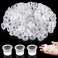 Disposable Small Ink Cups - 1000 Pcs, Microblading &amp; Permanent Makeup Container for Tattoo Ink &amp; Needles