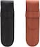 2 Pack Straight Razor Case Pouch Sleeve Flap Cover Sheath Protective Holster PU Leather Carrying Holder Protector For Straight Edge Razors Blade Safety Travel Barber Close Shaving Manual Shaver