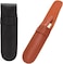 2 Pack Straight Razor Case Pouch Sleeve Flap Cover Sheath Protective Holster PU Leather Carrying Holder Protector For Straight Edge Razors Blade Safety Travel Barber Close Shaving Manual Shaver