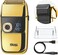 DSP&reg; Bald Shaver for Men Shavers for Men 2 in1 Barber Shaver with Precision Trimmer 3-Speed Electric Razor with LED Digital Display Stainless Steel (Gold)