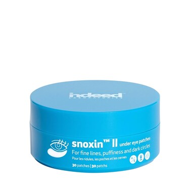 Indeed Labs Snoxin II Under Eye Patches - Argireline &amp; Niacinamide Reduce Dark Circles, Puffy Eyes, Undereye Bags, Wrinkles - Biodegradable Hydrogel Under Eye Patches for Fine Lines &amp; Crows Feet
