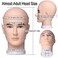 Male Bald Mannequin Head Wig Head Training Head Professional Cosmetology for Wig Making and Display Hat Helmet Glasses or Masks Display Head Model with Free Clamp Stand (Fair Skin)