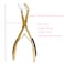 Tape in Hair Extension Pliers Hair Extension Tools Kit for Women Tape in Pliers for Hair Tape in Tools for Hair Extensions (Gold)