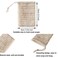 30 Pack Soap Exfoliating Bag Pouch Soap Saver Natural Ramie Soap Bag Hand Made Soap Bag Mesh Soap with Drawstring for Bath &amp; Shower Use
