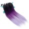 Purple Ombre Braiding Hair Pre Stretched Colored Hair Extensions for Braiding Micro Box Braids Prestretched Pre Stretched Braiding Hair Ombre 26 inch 3 Packs