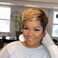 LEOSA Ombre Short Bob Pixie Cut Wig with Bangs for Black Women,Pixie Cut Side Part Wig Black Mixed Brown Highlight Color Wigs with Side Bangs Natural Straight Synthetic Cute Wigs Brown Bob Wig