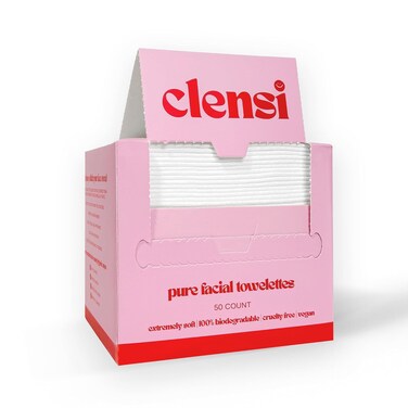 Disposable Face Towels &ndash; Disposable Face Towelettes, Makeup Remover Dry Wipes, Super Soft Lint-Free Facial Towels, 50 Count, Large Clean Towels for Sensitive Skin, 10x12in