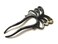 Marycrafts 2 Prongs Black Butterfly Buffalo Horn Hair Fork Hairfork Hair Sticks Hair Accessories