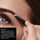 Professional Slant Tweezers - Precision Stainless Steel Black Tips for Eyebrows and Ingrown Hair