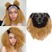 Caliee Afro Kinky Curly Clip in Hair Extension Human Hair Double Weft Unprocessed Remy Natural Black Hair and Ombre Brown Blonde Clip ins Hair,20 Inch