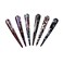 2 Pack Large Metal Claw Duckbill Alligator Clips For Thick or Heavy Hair Beak Cellulose Acetate Hair Clips Teeth Hair Barrettes No Slip Grip Hair Slide Stylish (Black)