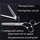 Dream Reach Professional 6 inches Hair Cutting Scissors Japanese 440C Steel Thinning Scissor for Men/Women Cutting for Salon/Barber/Home
