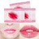 30PCS Lip Masks Sheet Moisturizing Crystal Collagen Pink Under Eye Mask Gel,Christmas Gift for Women Anti-Aging Eye Patches Dark Circle Remover with Box,Pink