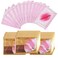 30PCS Lip Masks Sheet Moisturizing Crystal Collagen Pink Under Eye Mask Gel,Christmas Gift for Women Anti-Aging Eye Patches Dark Circle Remover with Box,Pink