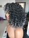 PRETTIEST Afro Curly Wigs with Bangs for Black Women Kinky Curly Wig for Daily Wear (Ombre Grey)