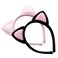 2pcs Lovely Cute Cat Ears Plush Cloth Headband Headwear Head Wrap Hairband Hair Bands Hair Hoops Suitable for Cosplay Holiday Party (Random Color)
