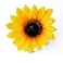 3PCS Yellow Hawaii Style Sunflower Hairpins Alligator Clips Hair Accessories for Party Beach Vacation Women Lady (3.9 inch)