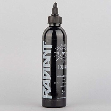 Radiant Colors - Real Black Tattoo Outlining Ink 8oz