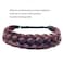 TOECWEGR Hair Braided Headband Classic Chunky Wide Thick Plaited Braids Elastic Stretch Syntheti Buckling Hairpiece Braid Headband