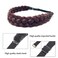 TOECWEGR Hair Braided Headband Classic Chunky Wide Thick Plaited Braids Elastic Stretch Syntheti Buckling Hairpiece Braid Headband