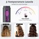 Portable Hair Straightener Cordless with Safety Lid，Fast Heating Flat Iron，Cordless Hair Straightener 2 in 1 for Straightening and Curling, 5000mAh Battery Operated Curling Iron for Travel