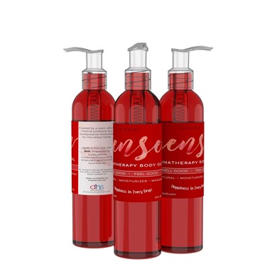 Sense Relaxing Organic Body Oil   Every Day Use Massage Oil, Aroma Therapy, Natural Skin Moisturizer  100% Hypoallergenic   Made in The USA