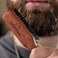 ZilberHaar Regular Beard Brush - Soft Boar Bristles - Beard grooming brush for men - Straightens and Promotes beard growth - Works with Beard Oils and Balms - Essential for beard care kits