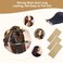 120 Pieces Hair Extension Tabs Double Sided Replacement Extensions Wigs Tapes Replacement Tapes Hair Tools Hair Extension Tape Adhesive 4cm x0.8cm (Nude)