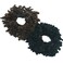 2Pack Volumising Scrunchie Big Hair Tie Ring Hijab Volumizer Khaleeji Headwear,Dark Coffer &amp; Black