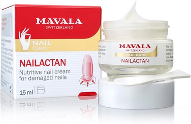 Mavala Nail Care Nailactan Nutritive, Nail Cream In Jar, Supports Damaged Nails, Nourishing, Moisturizing Nail Care Cuticle Cream, Promotes Nail Growth, 0.5 Ounce Jar