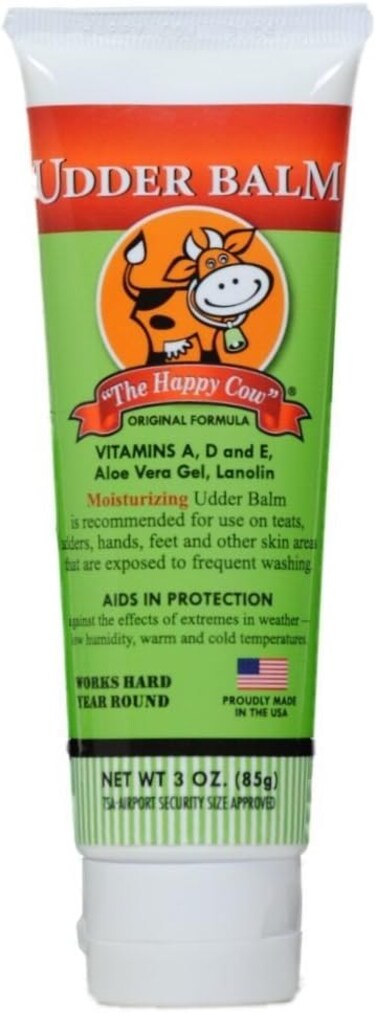 The Happy Cow Moisturizing Udder Balm - 3 ounce tube