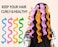 40PCS Hair Curlers Heatless Magic Hair Rollers Wave and Spiral Two Styles Formers(12inches) with 4PCS Styling Hooks Kit DIY Hair Curlers No Heat Damage for Most Hairstyles Short and Medium Hair