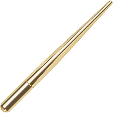 Manual Microblading Pen, Eyebrow Pens Microblade Supplies, Semi Permanent Makeup Tool, Whole Copper Hand Tools, Microblading Heavy Manual Pen for Eyebrows Eyeliner Lips Makeup (Golden)