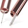 Manual Microblading Pen, Eyebrow Pens Microblade Supplies, Semi Permanent Makeup Tool, Whole Copper Hand Tools，Microblading Heavy Manual Pen for Eyebrows Eyeliner Lips Makeup (Golden Rose)