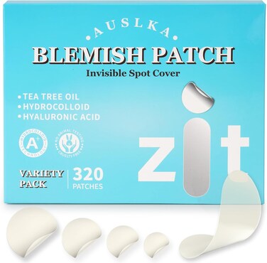 AUSLKA 320 CT Large Pimple Patch - Hydrocolloid Patches Variety Pack,Pimple Patches Large,Hydrocolloid Spot Patch,Large Pimple Patches for Face