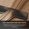 Hair Cutting Comb - Professional 8.75&rdquo; Black Carbon Fiber Anti Static Chemical And Heat Resistant Hair Combs For All Hair Types For Men and Women - By Bardeau Essentials