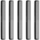 Hair Cutting Comb (5 Pack) - Professional 8.75&rdquo; Black Carbon Fiber Anti Static Chemical And Heat Resistant Hair Combs For All Hair Types For Men and Women - By Bardeau Essentials