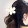 Flower Hair Clips 8PCS Flower Hair Claw Clips Cute Hair Clip Matte Hair Clips Large Claw Clip Strong Hold Daisy Clip Barrettes Large Hair Clamps Hair Accessories For Thick Thin Hair Women Girls Gifts